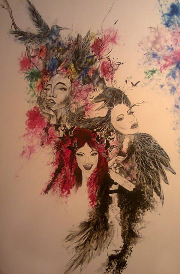 боди арт: Роспись стен